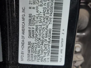2018 Honda Accord Sedan Sport 1.5T with VIN 1HGCV1F38JA203463, listed as a Copart auction lot 46465895 with 119,814 mi miles and Salvage Title. Bid and sale history available at carsss.com. Image 12.