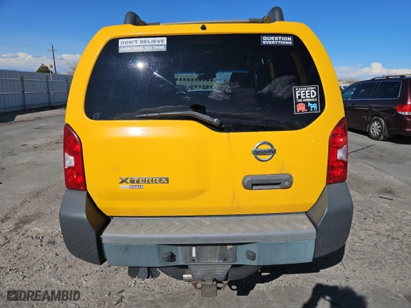 2007 Nissan Xterra SE with VIN 5N1AN08W27C524477, listed as a Copart auction lot 50228095 with 185,915 mi miles and Salvage Title. Bid and sale history available at carsss.com. Image 6.