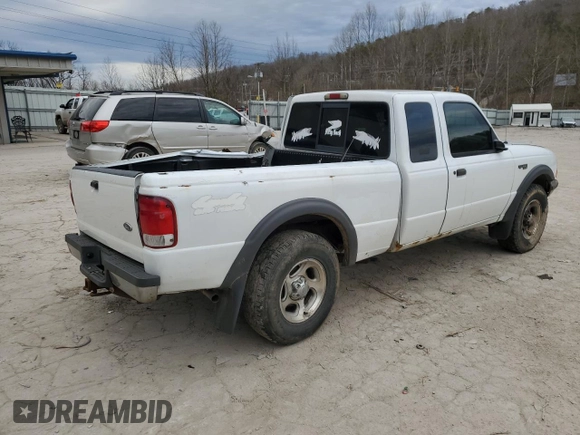 2000 Ford Ranger XLT with VIN 1FTZR15X0YTA48536, listed as a Copart auction lot 46986615 with 159,319 mi miles and Salvage Title. Bid and sale history available at carsss.com. Image 3.