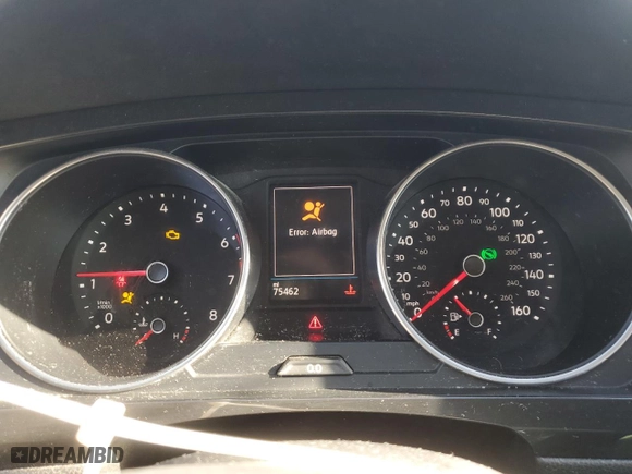 2018 Volkswagen Tiguan SEL with VIN 3VV3B7AX5JM152352, listed as a Copart auction lot 46411295 with 75,462 mi miles and Salvage Title. Bid and sale history available at carsss.com. Image 9.