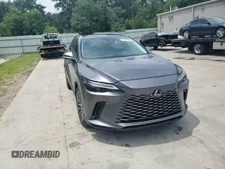 2023 Lexus RX 350 with VIN 2T2BAMBA8PC009995, listed as a Copart auction lot 60724165 with 25,227 mi miles and Salvage title. Bid and sale history available at DreamBid. Image 14.