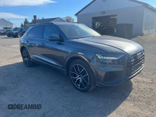 2021 Audi Q8 Prestige with VIN WA1FVAF17MD008493, listed as a Copart auction lot 79915604 with 107,480 mi miles and Clean title. Bid and sale history available at DreamBid. Image 4.