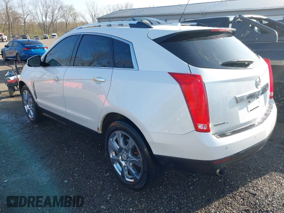 2012 Cadillac SRX Performance Collection with VIN 3GYFNEE35CS561247, listed as a IAAI auction lot 41930292 with 265,599 mi miles and . Bid and sale history available at carsss.com. Image 3.