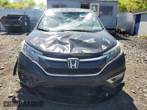 2015 Honda CR-V EX with VIN 2HKRM4H52FH614207, listed as a Copart auction lot 54882745 with 35,403 mi miles and Salvage Title. Bid and sale history available at DreamBid. Image 5.