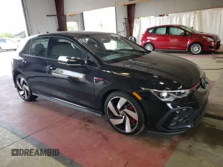 2024 Volkswagen Golf GTI S with VIN WVWGA7CD3RW128276, listed as a Copart auction lot 65328484 with 8,344 mi miles and Salvage Title. Bid and sale history available at carsss.com. Image 4.