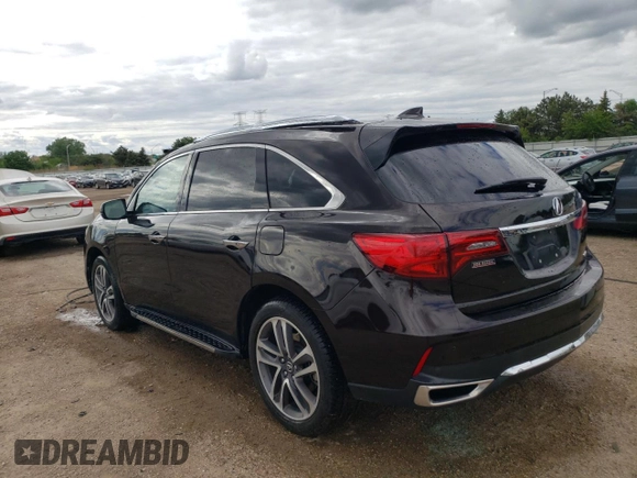 2018 Acura MDX Advance с VIN 5J8YD4H94JL000943, выставлен на аукционе Copart как лот 57906645 с пробегом 80 251 миль миль и Списание • Salvage title. История ставок и продаж доступна на DreamBid. Изображение 2.