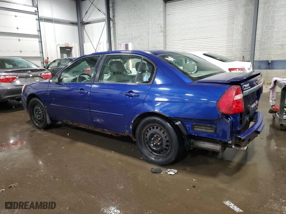 2005 Chevrolet Malibu LT with VIN 1G1ZU54835F261418, listed as a Copart auction lot 48737735 with 242,169 mi miles and Salvage Title. Bid and sale history available at carsss.com. Image 2.