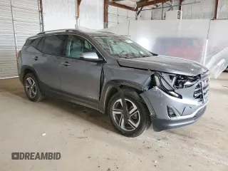 2021 GMC Terrain SLT with VIN 3GKALVEV2ML389606, listed as a Copart auction lot 49681125 with 63,096 mi miles and Salvage Title. Bid and sale history available at DreamBid. Image 4.