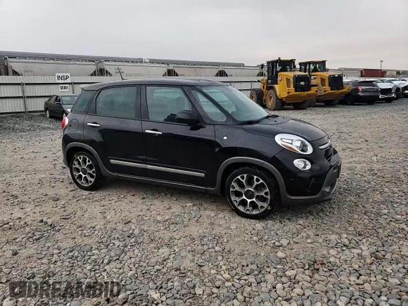2014 FIAT 500L Trekking with VIN ZFBCFADH1EZ010513, listed as a Copart auction lot 60489095 with 129,990 mi miles and Salvage title. Bid and sale history available at DreamBid. Image 15.
