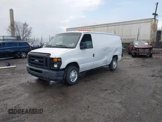 2013 Ford Econoline Cargo Commercial with VIN 1FTNE1EW2DDB11061, listed as a IAAI auction lot 41808318 with 230,677 mi miles. Bid and sale history available at carsss.com. Image 16.