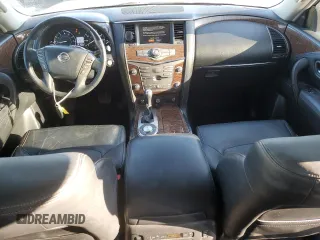 2018 Nissan Armada Platinum with VIN JN8AY2NF8J9333487, listed as a Copart auction lot 46295745 with 58,876 mi miles and Salvage Title. Bid and sale history available at carsss.com. Image 8.