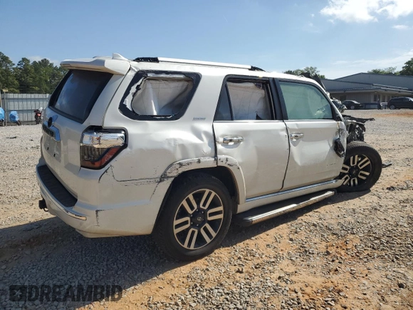 2020 Toyota 4Runner SR5 with VIN JTEZU5JR8L5217143, listed as a Copart auction lot 54227985 with Not provided miles and Salvage title. Bid and sale history available at DreamBid. Image 3.