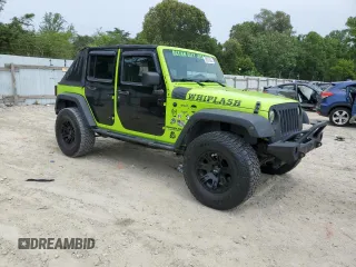 2013 Jeep Wrangler Unlimited Sport z VIN 1C4BJWDG6DL505416, wystawiony jako Copart lot #59910525 z przebiegiem 115 908 mil mil oraz Czysty tytuł • Clean title. Historia ofert i sprzedaży dostępna na DreamBid. Obrazek 4.