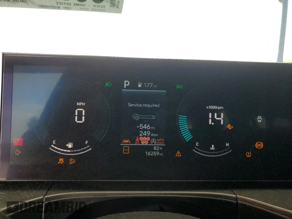 2024 Hyundai Santa Fe SE with VIN 5NMP14GLXRH052509, listed as a Copart auction lot 50755485 with 16,259 mi miles and Salvage title. Bid and sale history available at DreamBid. Image 9.