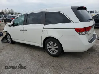 2017 Honda Odyssey SE with VIN 5FNRL5H36HB024018, listed as a Copart auction lot 52437385 with 105,175 mi miles and Salvage Title. Bid and sale history available at carsss.com. Image 2.