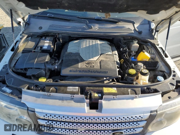 2008 Land Rover Range Rover Sport SC with VIN SALSH23498A134080, listed as a Copart auction lot 48410125 with 156,093 mi miles and Clean Title. Bid and sale history available at carsss.com. Image 12.
