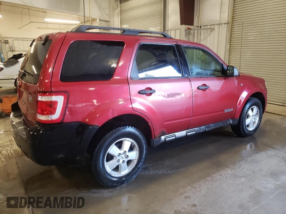2008 Ford Escape XLT with VIN 1FMCU931X8KE01223, listed as a Copart auction lot 53637155 with 213,295 mi miles and Clean Title. Bid and sale history available at carsss.com. Image 3.