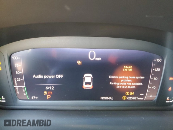 2023 Honda Accord EX-L with VIN 1HGCY2F6XPA036426, listed as a Copart auction lot 49704235 with 25,981 mi miles and Salvage title. Bid and sale history available at DreamBid. Image 9.