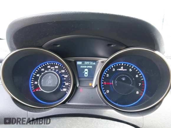 2013 Hyundai Genesis Coupe Grand Touring with VIN KMHHU6KJ4DU084544, listed as a IAAI auction lot 42392452 with 58,916 mi miles and . Bid and sale history available at DreamBid. Image 7.