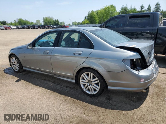 2011 Mercedes-Benz C with VIN WDDGF5CB2BA508903, listed as a Copart auction lot 60699455 with 126,240 mi miles and Clean title. Bid and sale history available at DreamBid. Image 2.