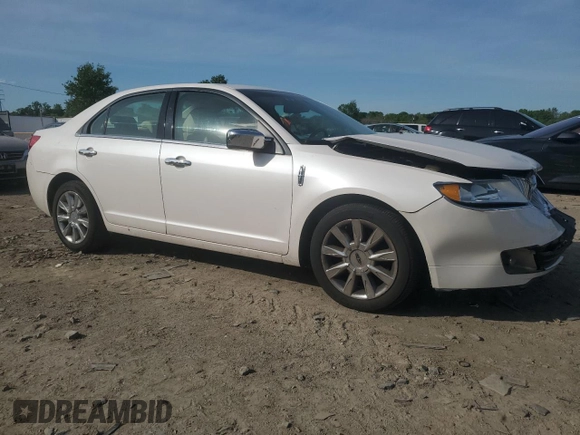 2010 Lincoln MKZ with VIN 3LNHL2GCXAR659786, listed as a Copart auction lot 55262825 with 90,788 mi miles and Salvage Title. Bid and sale history available at DreamBid. Image 4.