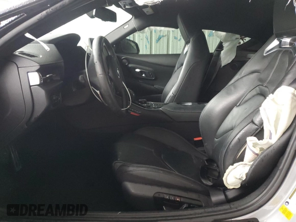 2020 Toyota Supra 3.0 with VIN WZ1DB4C06LW031027, listed as a Copart auction lot 55743535 with Not provided miles and Salvage title. Bid and sale history available at DreamBid. Image 7.