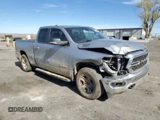 2022 Ram 1500 Big Horn with VIN 1C6SRFBT4NN237083, listed as a Copart auction lot 49165675 with 98,109 mi miles and Salvage title. Bid and sale history available at DreamBid. Image 4.