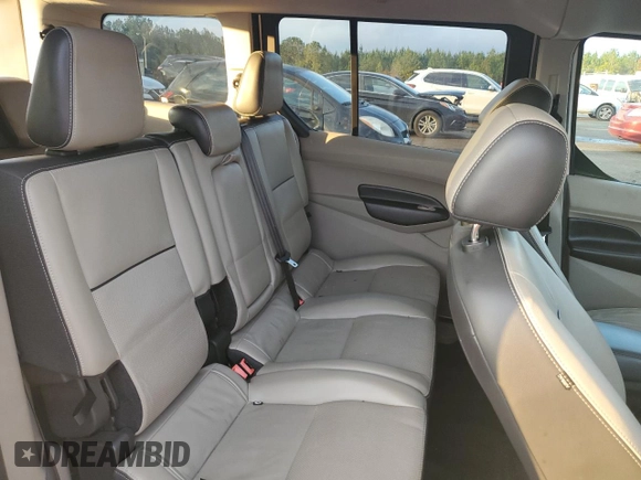 2015 Ford Transit Connect Wagon Titanium with VIN NM0GE9G74F1177870, listed as a Copart auction lot 81846684 with 53,094 mi miles and Salvage Title. Bid and sale history available at carsss.com. Image 10.