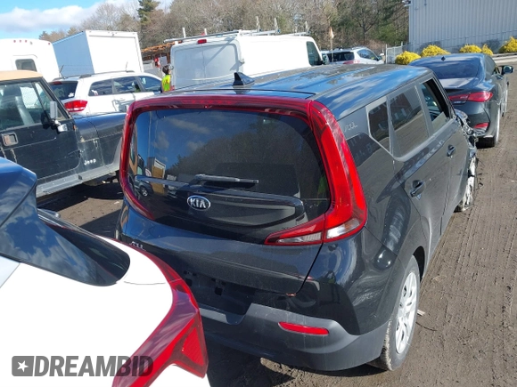 2020 Kia Soul LX with VIN KNDJ23AU8L7091578, listed as a IAAI auction lot 41499522 with 106,823 mi miles. Bid and sale history available at carsss.com. Image 16.