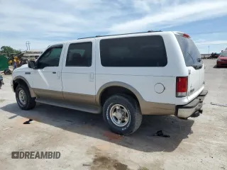 2005 Ford Excursion Eddie Bauer z VIN 1FMNU45S55EB52633, wystawiony jako Copart lot #56335435 z przebiegiem Nie podano mil oraz Czysty tytuł • Clean title. Historia ofert i sprzedaży dostępna na DreamBid. Obrazek 2.