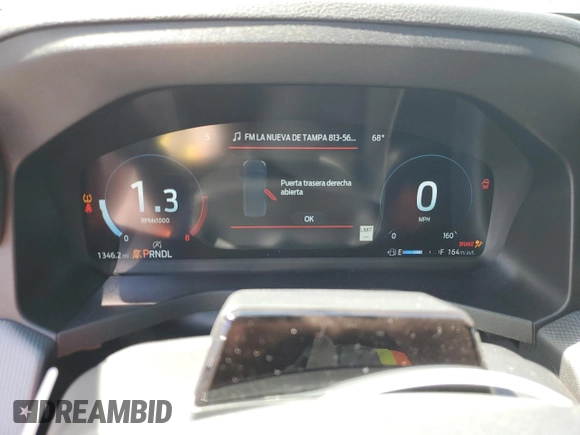 2025 Ford Explorer ST-Line with VIN 1FMUK7KH6SGA64976, listed as a Copart auction lot 46298065 with 1,346 mi miles and Salvage title. Bid and sale history available at DreamBid. Image 9.