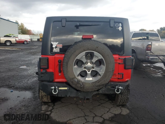 2018 Jeep Wrangler JK Unlimited Sahara with VIN 1C4HJWEG2JL923346, listed as a Copart auction lot 79563654 with 88,432 mi miles and Salvage Title. Bid and sale history available at carsss.com. Image 6.