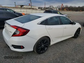 2021 Honda Civic Sport with VIN 2HGFC2F82MH540110, listed as a Copart auction lot 48857355 with 65,638 mi miles and Salvage Title. Bid and sale history available at DreamBid. Image 3.