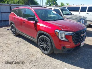 2023 GMC Terrain SLT with VIN 3GKALPEGXPL214487, listed as a IAAI auction lot 42287611 with 54,520 mi miles and . Bid and sale history available at DreamBid. Image 1.