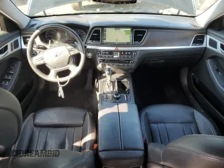 2017 Genesis G80 3.8L with VIN KMHGN4JE9HU175851, listed as a Copart auction lot 50751995 with 97,300 mi miles and Salvage title. Bid and sale history available at DreamBid. Image 8.