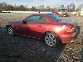 2003 Mercedes-Benz SLK 230 Kompressor with VIN WDBKK49F03F285140, listed as a Copart auction lot 80080364 with 99,769 mi miles and Salvage title. Bid and sale history available at DreamBid. Image 2.
