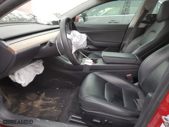 2020 Tesla Model 3 Standard Range Plus with VIN 5YJ3E1EA4LF775073, listed as a Copart auction lot 46344135 with 99,931 mi miles and Salvage Title. Bid and sale history available at carsss.com. Image 7.