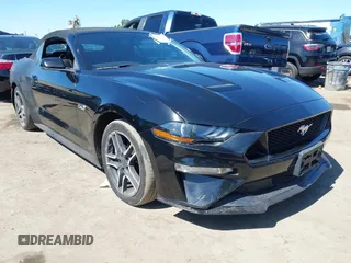 2019 Ford Mustang GT Premium with VIN 1FATP8FF5K5193437, listed as a IAAI auction lot 42608815 with 67,115 mi miles and . Bid and sale history available at DreamBid. Image 1.