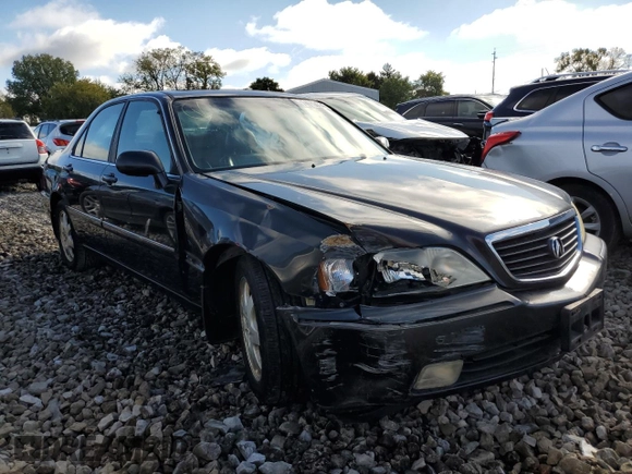 2002 Acura RL with VIN JH4KA96502C004028, listed as a Copart auction lot 74913914 with 220,819 mi miles and Salvage Title. Bid and sale history available at carsss.com. Image 4.