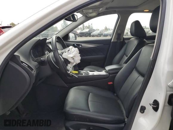 2019 Infiniti Q50 Luxe с VIN JN1EV7AP0KM543598, выставлен на аукционе Copart как лот 55528025 с пробегом 40 168 миль миль и Списание • Salvage title. История ставок и продаж доступна на DreamBid. Изображение 7.