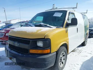 2010 Chevrolet Express Cargo Van with VIN 1GCUGADX0A1182689, listed as a IAAI auction lot 41554281 with 107,929 mi miles. Bid and sale history available at carsss.com. Image 17.