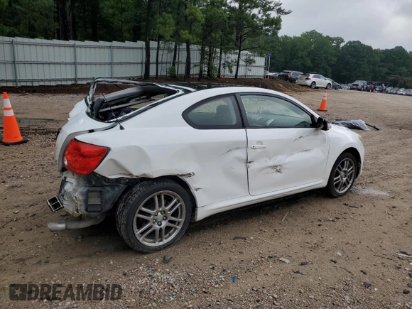 2007 Scion tC Spec with VIN JTKDE177670217471, listed as a Copart auction lot 60991105 with 183,758 mi miles and Salvage title. Bid and sale history available at DreamBid. Image 3.