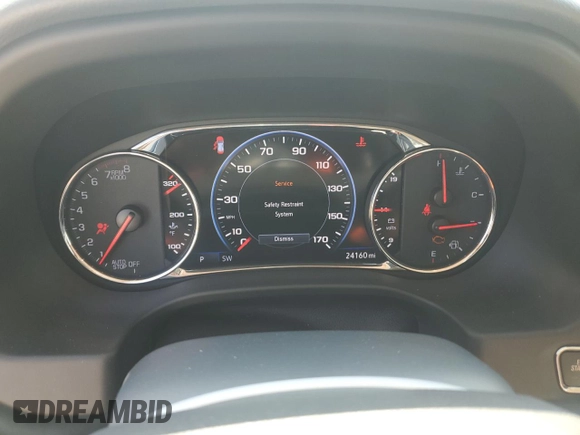 2020 GMC Acadia Denali with VIN 1GKKNPLS3LZ210516, listed as a Copart auction lot 55962585 with 24,160 mi miles and Non repairable. Bid and sale history available at DreamBid. Image 9.