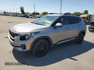 2022 Kia Seltos Nightfall with VIN KNDEUCA24N7259200, listed as a Copart auction lot 47670885 with 49,988 mi miles and Non Repairable. Bid and sale history available at carsss.com. Image 1.