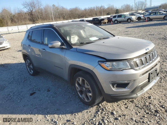 2020 Jeep Compass Limited with VIN 3C4NJCCB4LT211405, listed as a Copart auction lot 89367635 with NaN miles and Salvage Title. Bid and sale history available at carsss.com. Image 4.