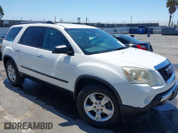 2011 GMC Acadia SL z VIN 1GKKRNED3BJ215509, wystawiony jako IAAI lot #42413674 z przebiegiem 96 524 mil mil oraz . Historia ofert i sprzedaży dostępna na DreamBid. Obrazek 1.