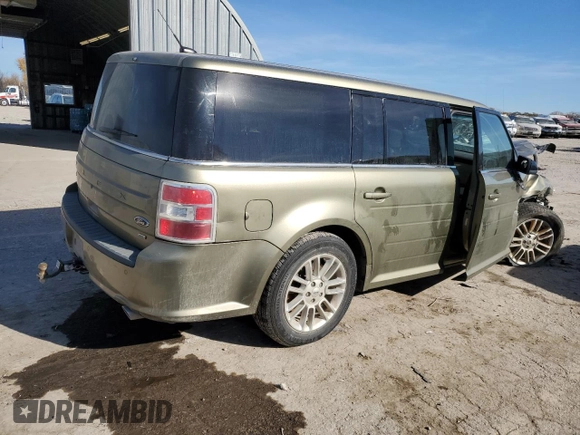 2013 Ford Flex SEL with VIN 2FMHK6C8XDBD06592, listed as a Copart auction lot 82223764 with Not Provided miles and Salvage Title. Bid and sale history available at carsss.com. Image 3.