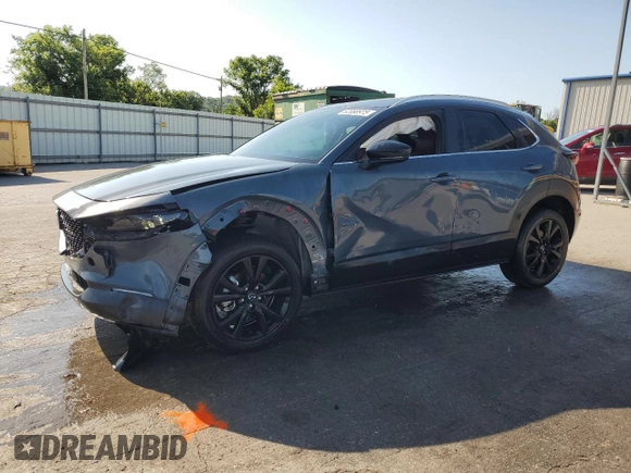 2023 Mazda CX-30 S Carbon Edition with VIN 3MVDMBCM1PM553374, listed as a Copart auction lot 62080975 with 51,527 mi miles and Salvage title. Bid and sale history available at DreamBid. Image 1.