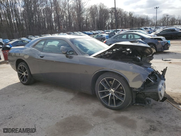 2017 Dodge Challenger R/T Scat Pack with VIN 2C3CDZFJ9HH627247, listed as a Copart auction lot 83059064 with 0 mi miles and Salvage Title. Bid and sale history available at carsss.com. Image 4.