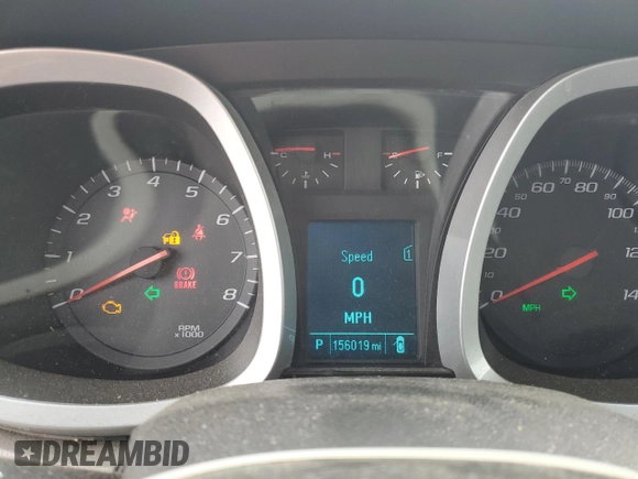2012 Chevrolet Equinox LTZ with VIN 2GNFLGE57C6357550, listed as a Copart auction lot 45285065 with 156,019 mi miles and Clean Title. Bid and sale history available at carsss.com. Image 9.